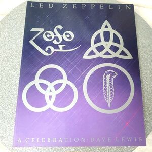 Vintage Led Zeppelin A Celebration 1991 Softcover Book by Dave Lewis Rock Band